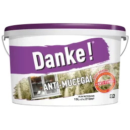 Краска моющаяся с эффектом антиплесени Anti-Mucegai Danke!